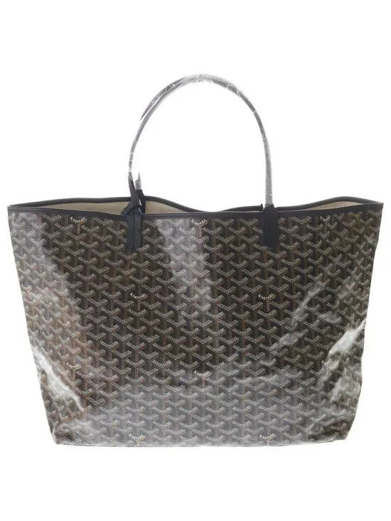 Goyard Saint Louis GM Tote Back Leather Brown Black