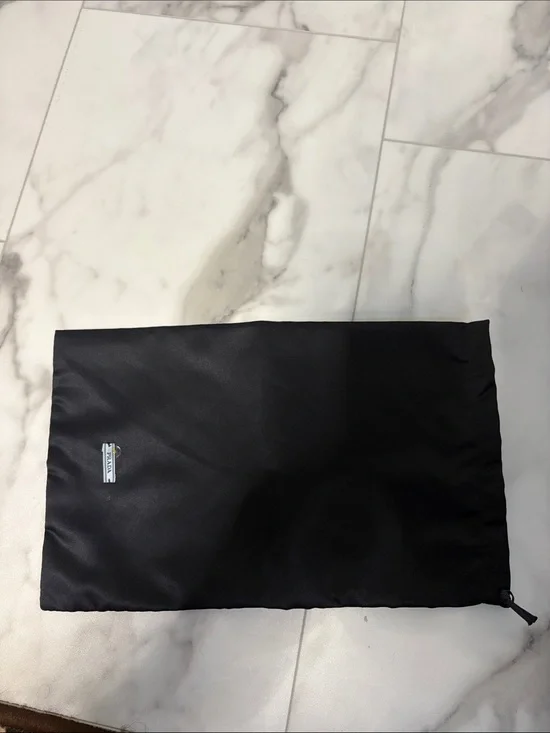 Prada Black Nylon Laptop Sleeve Pouch