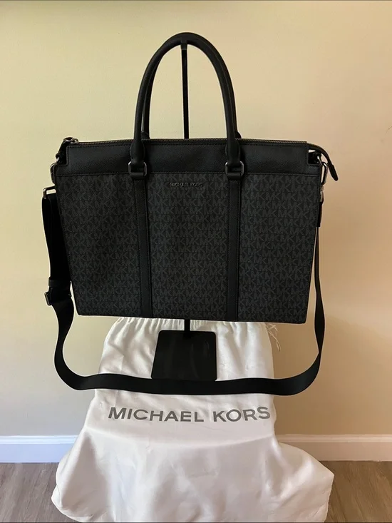 Michael Kors Cooper Signature Logo Briefcase