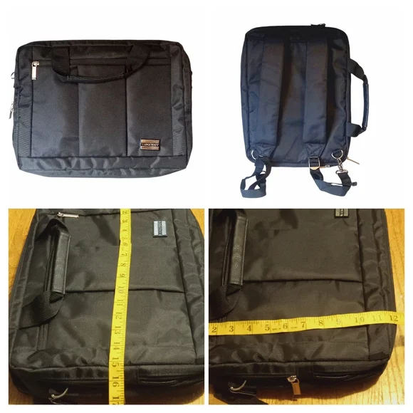 Vangoody Convertible Laptop Messenger Backpack Bag NWOT