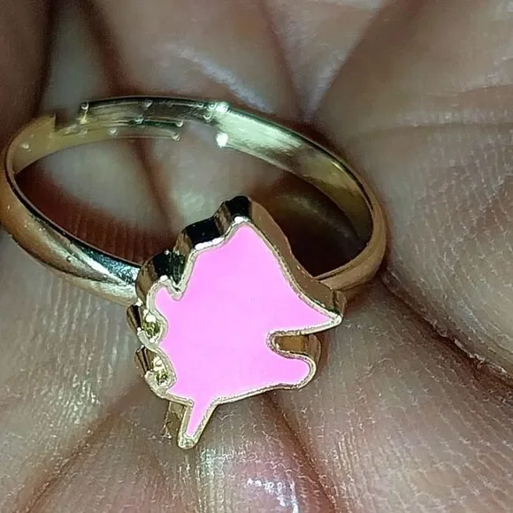 Super cute girls jeweled adjustable ring