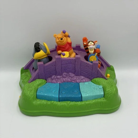 Disney Winnie The Pooh Musical Band Keyboard Musical Piano Toy Eeyore Works‎