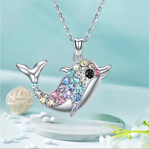 DOLPHIN NECKLACE-NWT
