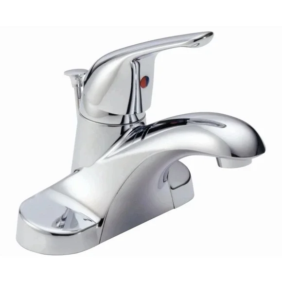 Delta Foundations Single Handle Centerset‎ Bathroom Faucet w/o Drain B501LF