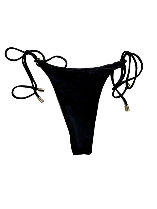 MONDAY Swimwear Hanalei Bikini Bottoms in Black