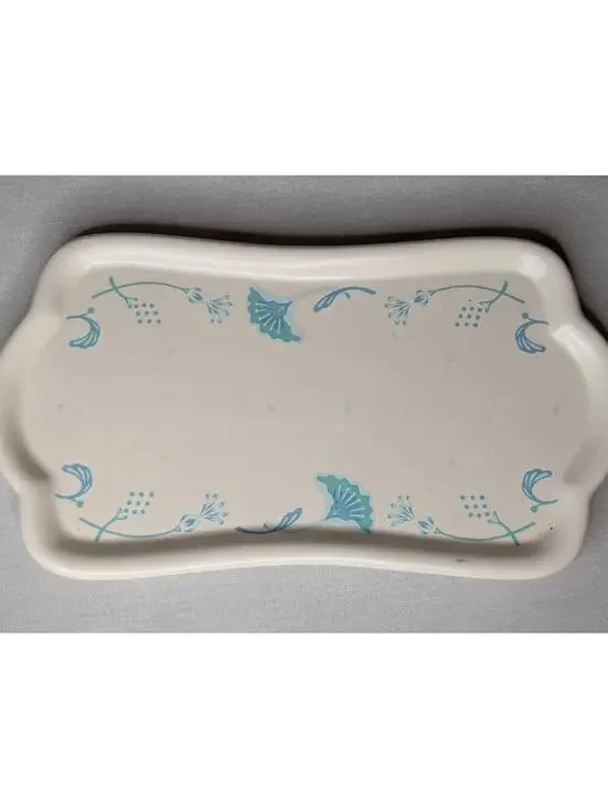 Vanity/Bathroom Floral Trinket Tray Ceramic Beautiful