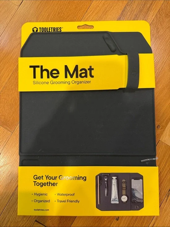 The Mat Silicone Grooming Organizer - Black