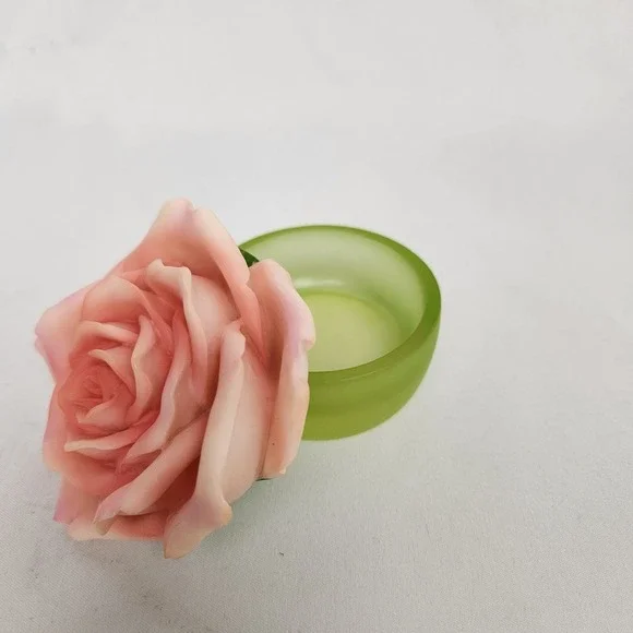 Brand New Ibis and Orchid Trinket Keepsake Box for jewelry -‎ Pink Rose 13003
