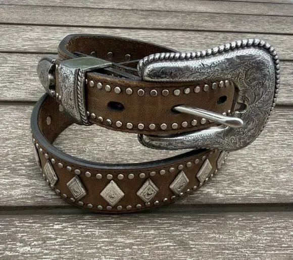 Vintage Bill Adler reward western Leather 28