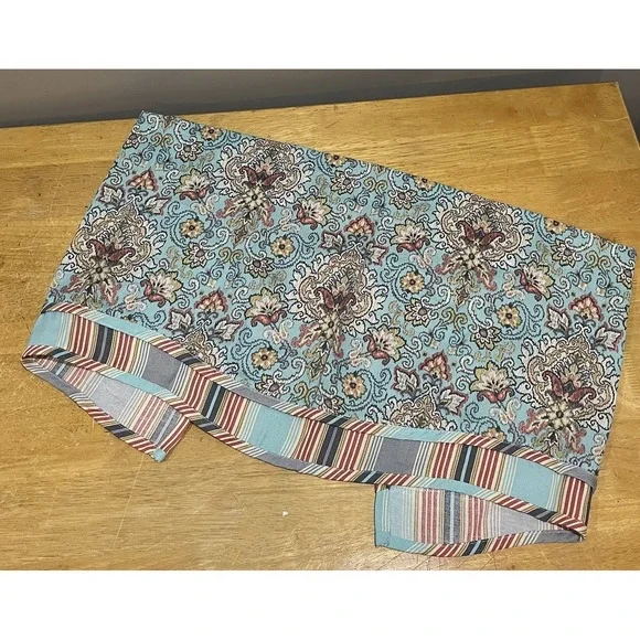 Traditions by Waverly‎ Magic Carpet Teal Opal Valance 52x17