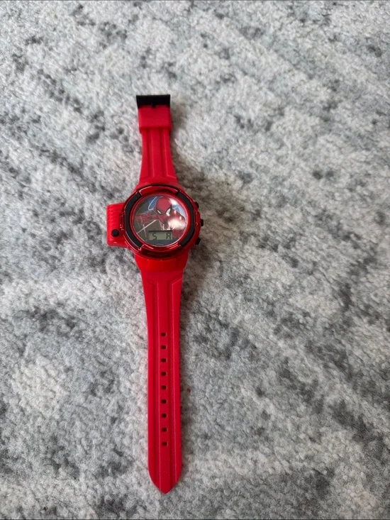 Marvel Kids Red Spider-Man Digital Watch