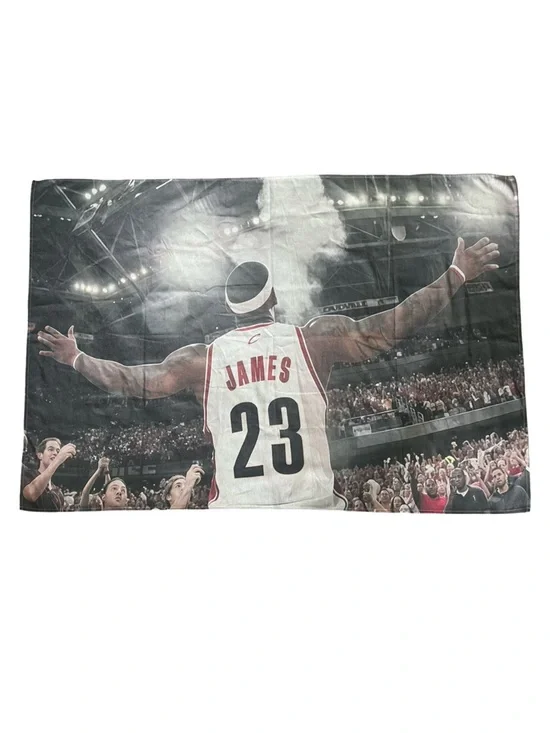 Huge LeBron James Canvas Wall Hanging 40” x 59”