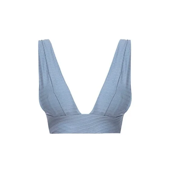 Monday Swimwear (M/L) Aruba Bikini Top Cerulean Blue…b17