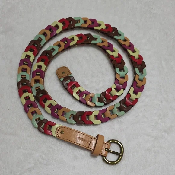 Fossil‎ Multicolor Woven Leather Belt