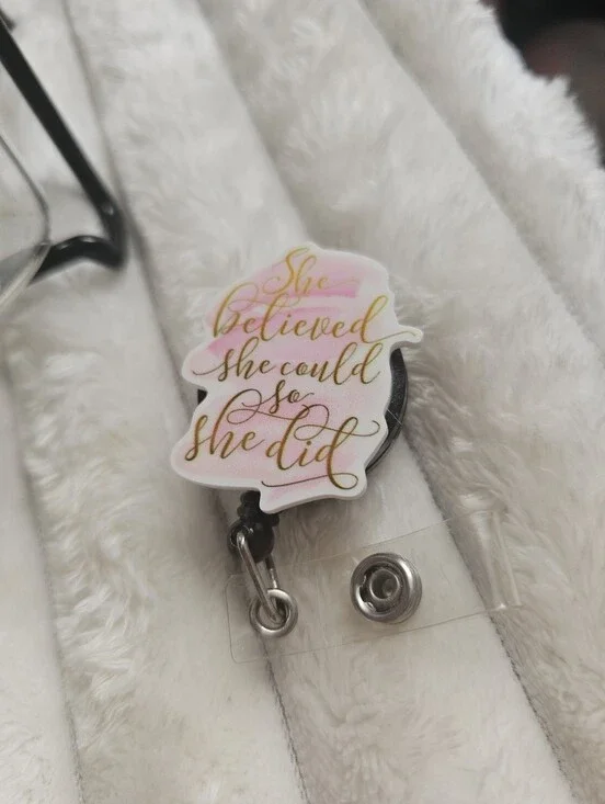 Adorable Badge Reel Clip