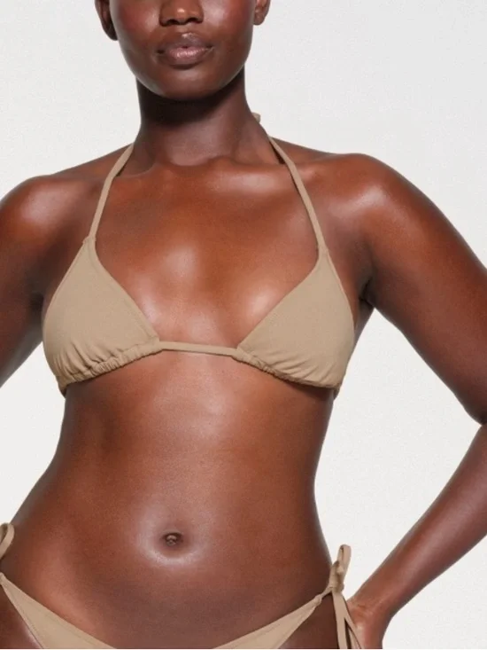 NWT Skims Triangle Bikini Top in Desert sz S Skimpy Strappy Snatched