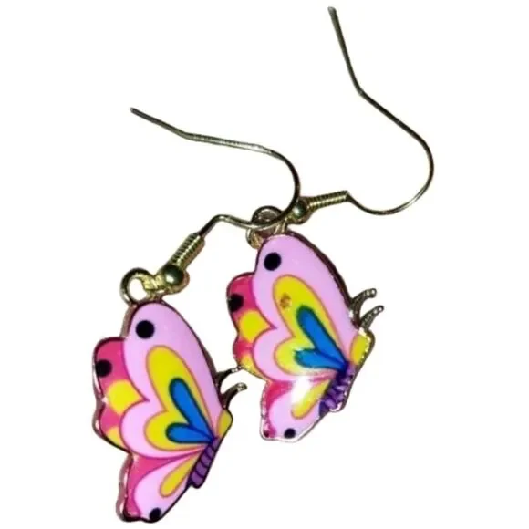 Super cute butterfly wings earrings