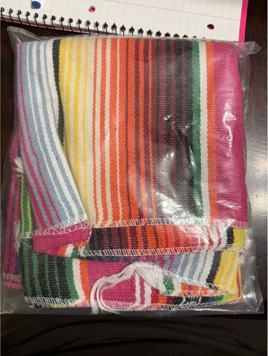 Mexican Sarape Blanket Table Runner