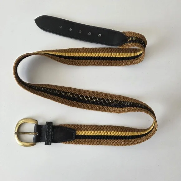 Vtg 90s Stretch Woven Belt 34