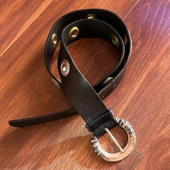 IBEL Albatros Genuine Leather Belt Made in Italy size Medium