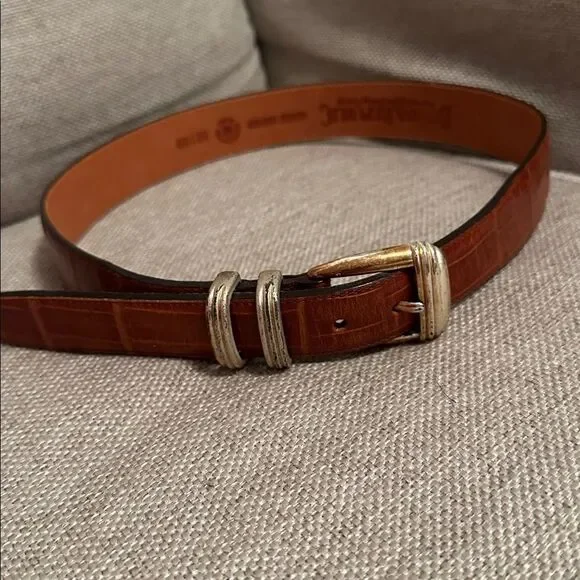 RARE vtg Banana Republic Safari & Travel Clothing Company Leather Belt