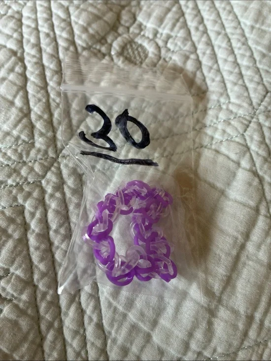 Purple Link Stretch Bracelet