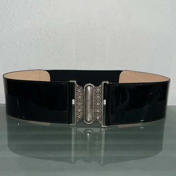 Leatherock women’s 3” Leather elastic back belt Festival Boho
