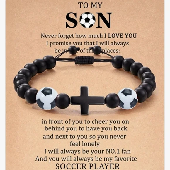 To My Son Bracelet 7