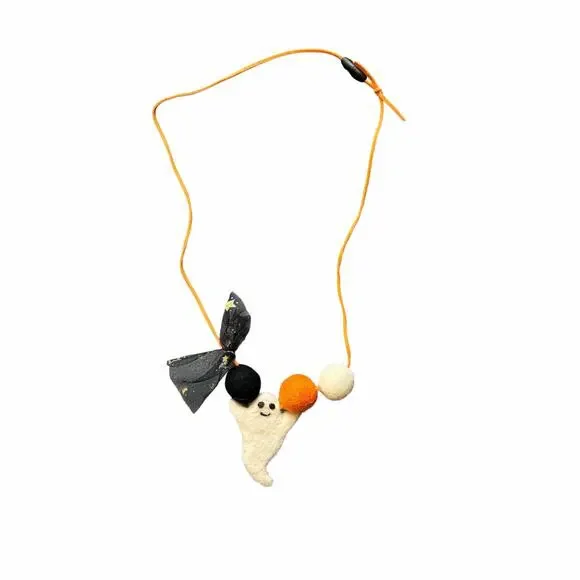 Handmade Kids Felt Halloween Necklace