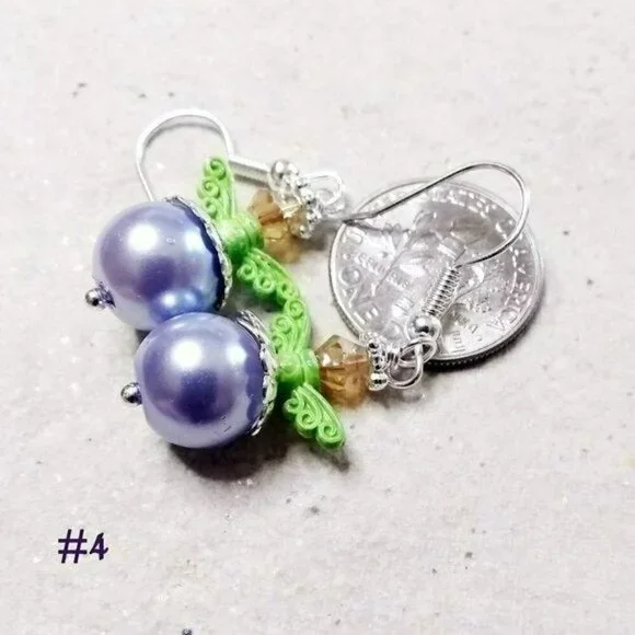 🐣 Easter Cuties • Hand‑Painted Colorful Angel Earrings • Tiny + Saucy + Fun