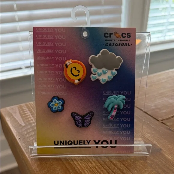 CROCS Jibbitz Charms Set - Blue, Purple, Orange