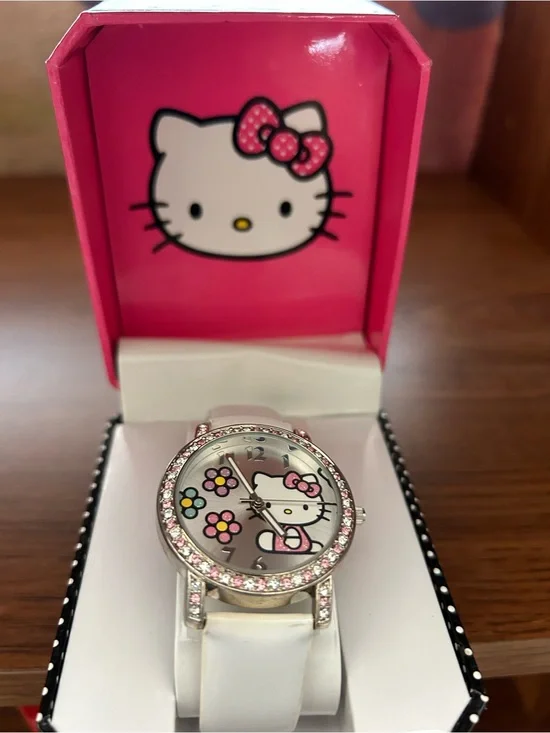 Sanrio Hello Kitty Hot Pink Display Card with Black Accents