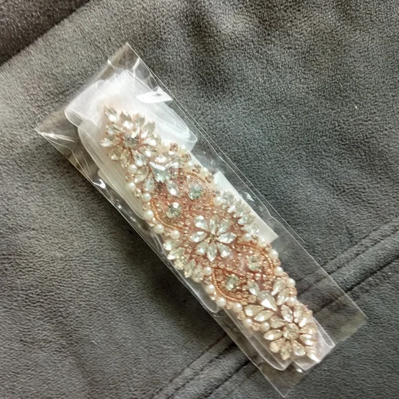 Elegant Beaded Bridal Wedding Belt New