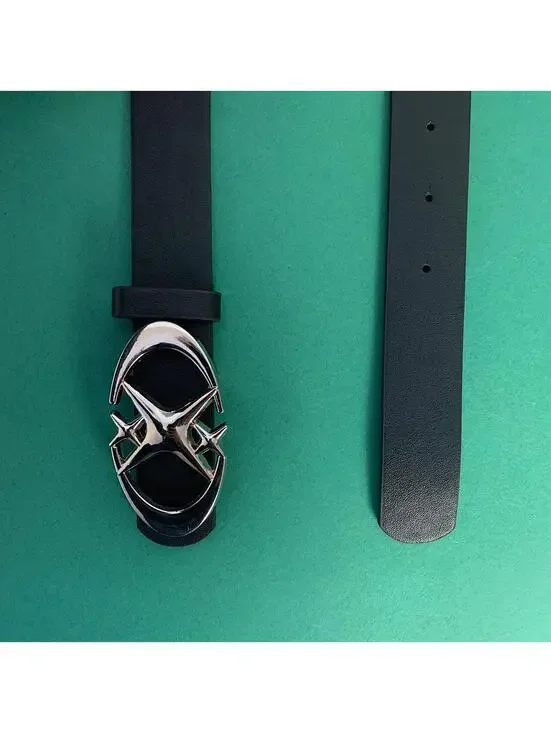 Vintage Y2K Punk Star Moon Belt