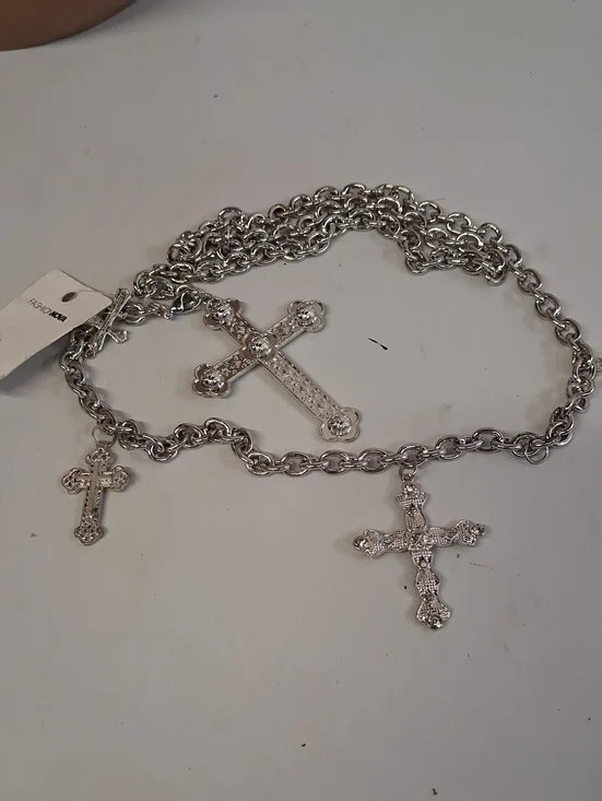 NWT Fashion Nova Multi Cross Belt Chain