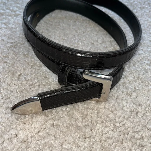 Faux leather belt size 10