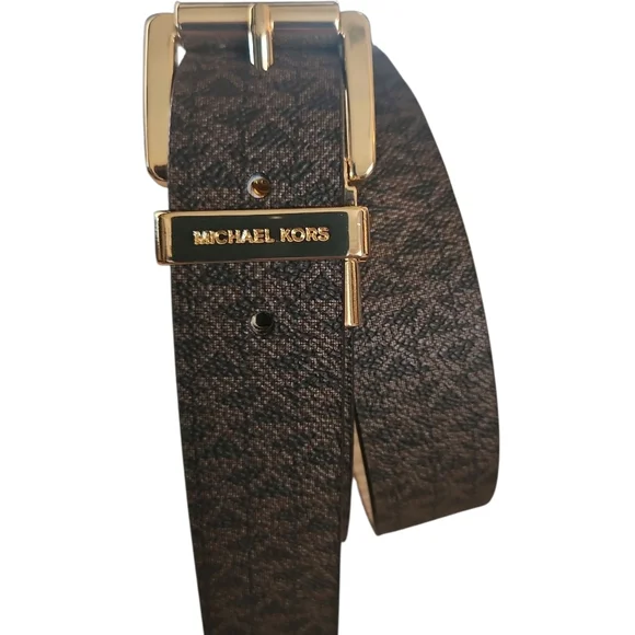 NWT, Women's MK Twist, Reversible, Brown Belt, Sz M