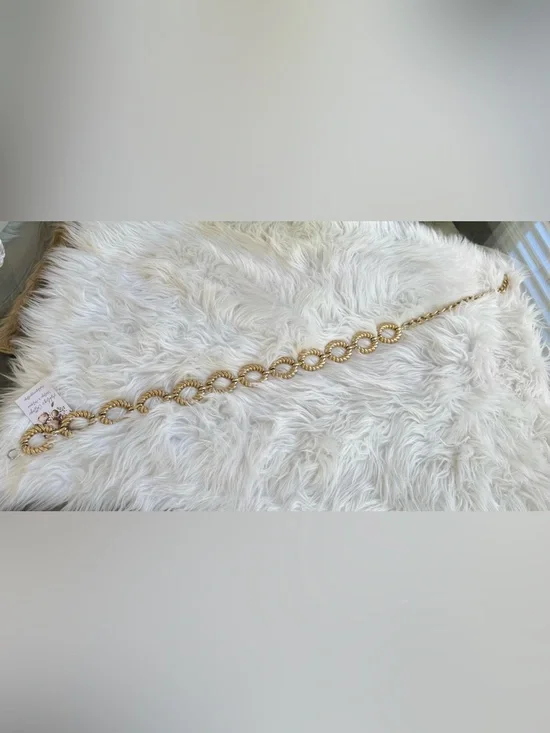 Vintage 1980s/1990s gold chain belt