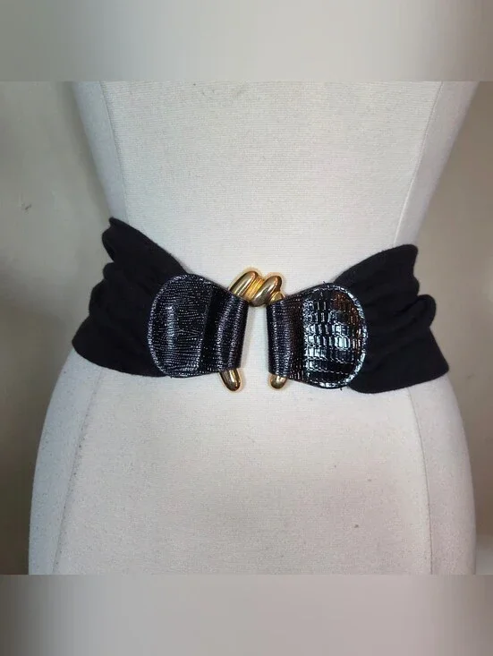 Vintage Fabric Statement Belt