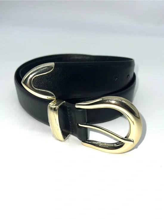 Treasure & Bond from Nordstrom Women's Black Leather Western Inspired Belt-39.5