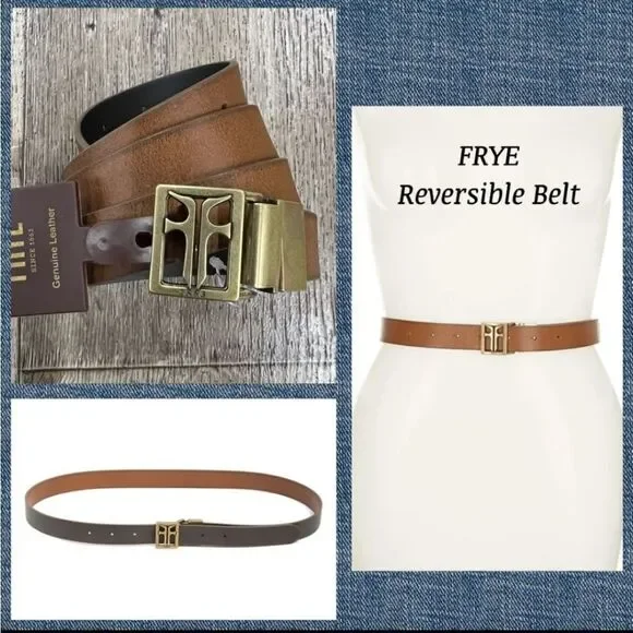 NWT Frye reversible belt