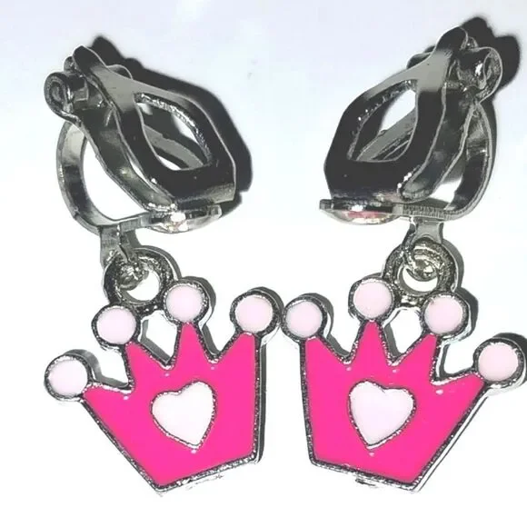 Super cute kid's fashion clip-on earrings