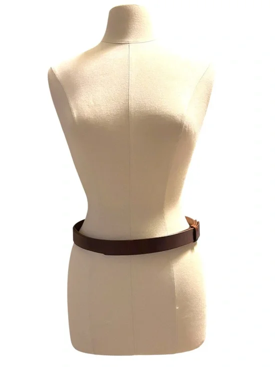 Maison Martin Margiela Line 11 Archival Hidden Hole Leather Wrap Belt 90