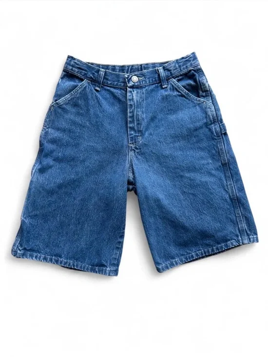 Vintage WRG Baggy Jorts Y2K 90s Skater Grunge Denim Jean Shorts 16R Adjustable