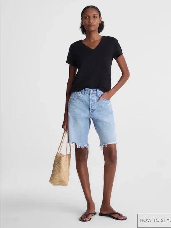 Madewell- The Essex Long Baggy Short