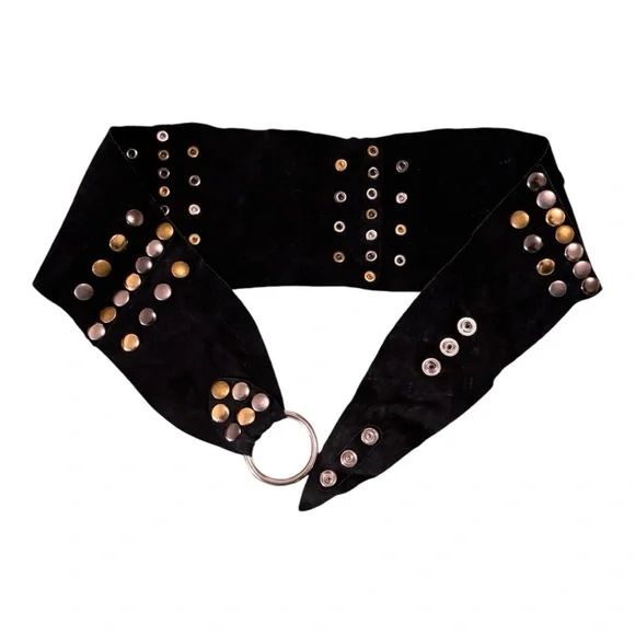 Studded Belt With 3 Snap Closure 5