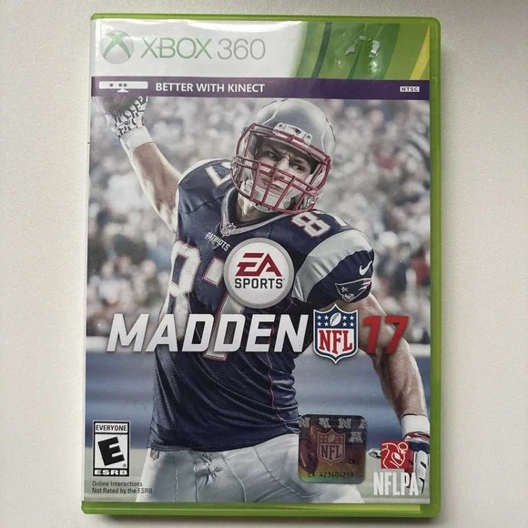 Madden NFL 17 Microsoft Xbox 360 Football Sports Game E NTSC-U/C CIB EA Sports