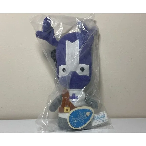 Brand New Blacksmith Plush Purple Knight Castle Crashers The Behemoth Official