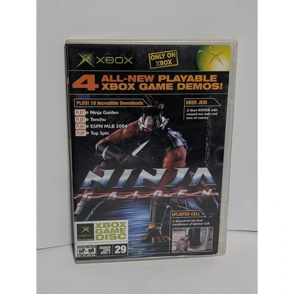 XBOX Magazine‎ Ninja Gaiden Demo Game Disc #29 March 2004  (Xbox, 2004)
