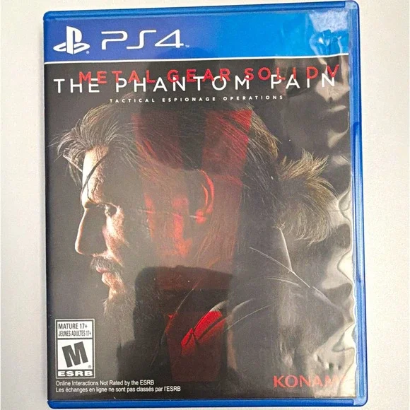 Konami Metal Gear Solid V: The Phantom Pain Metal Gear Series PS4, M